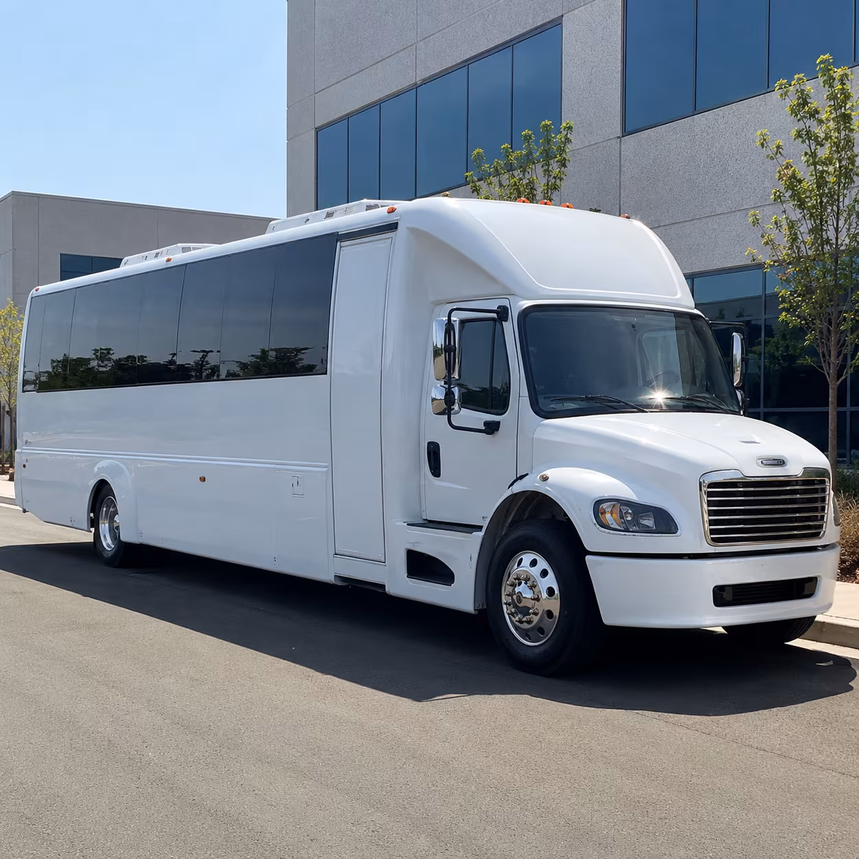 Buffalo Birthday, Sweet 16, & Quinceañera Transportation party bus exterior