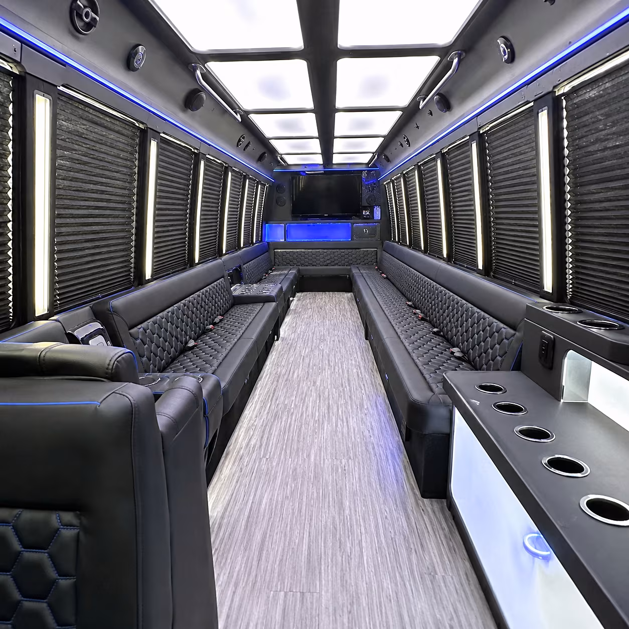 Buffalo Birthday, Sweet 16, & Quinceañera Transportation onboard seating