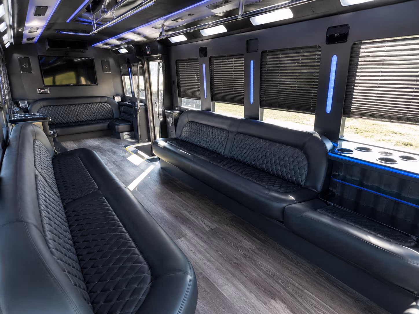 Buffalo Concert & Music Festival Transportation party bus interior