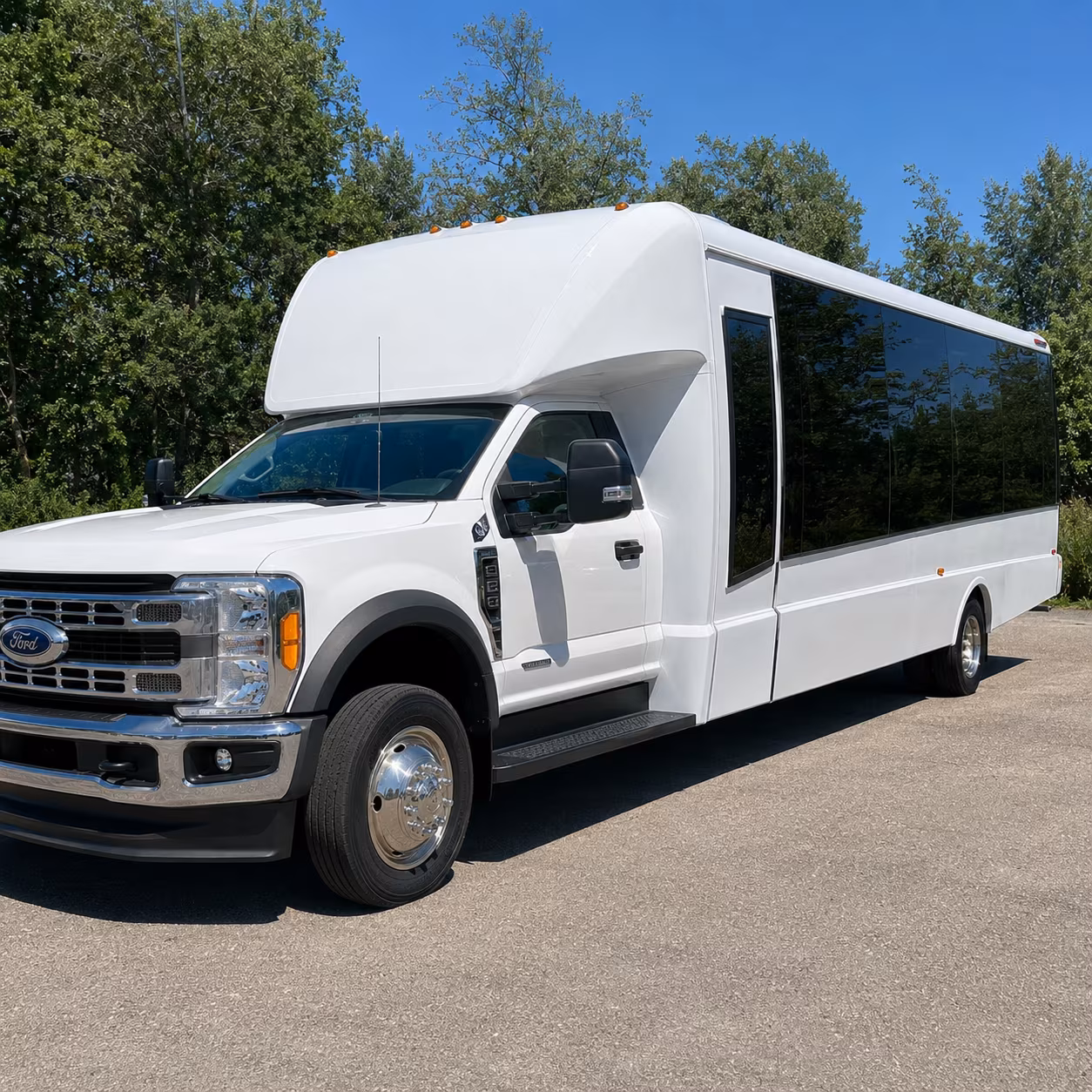 Buffalo Corporate Transportation party bus exterior