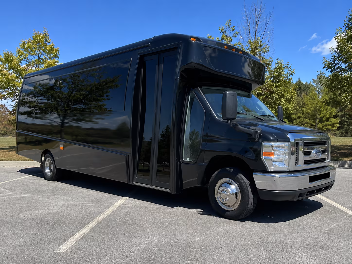 Buffalo Corporate Transportation party bus exterior