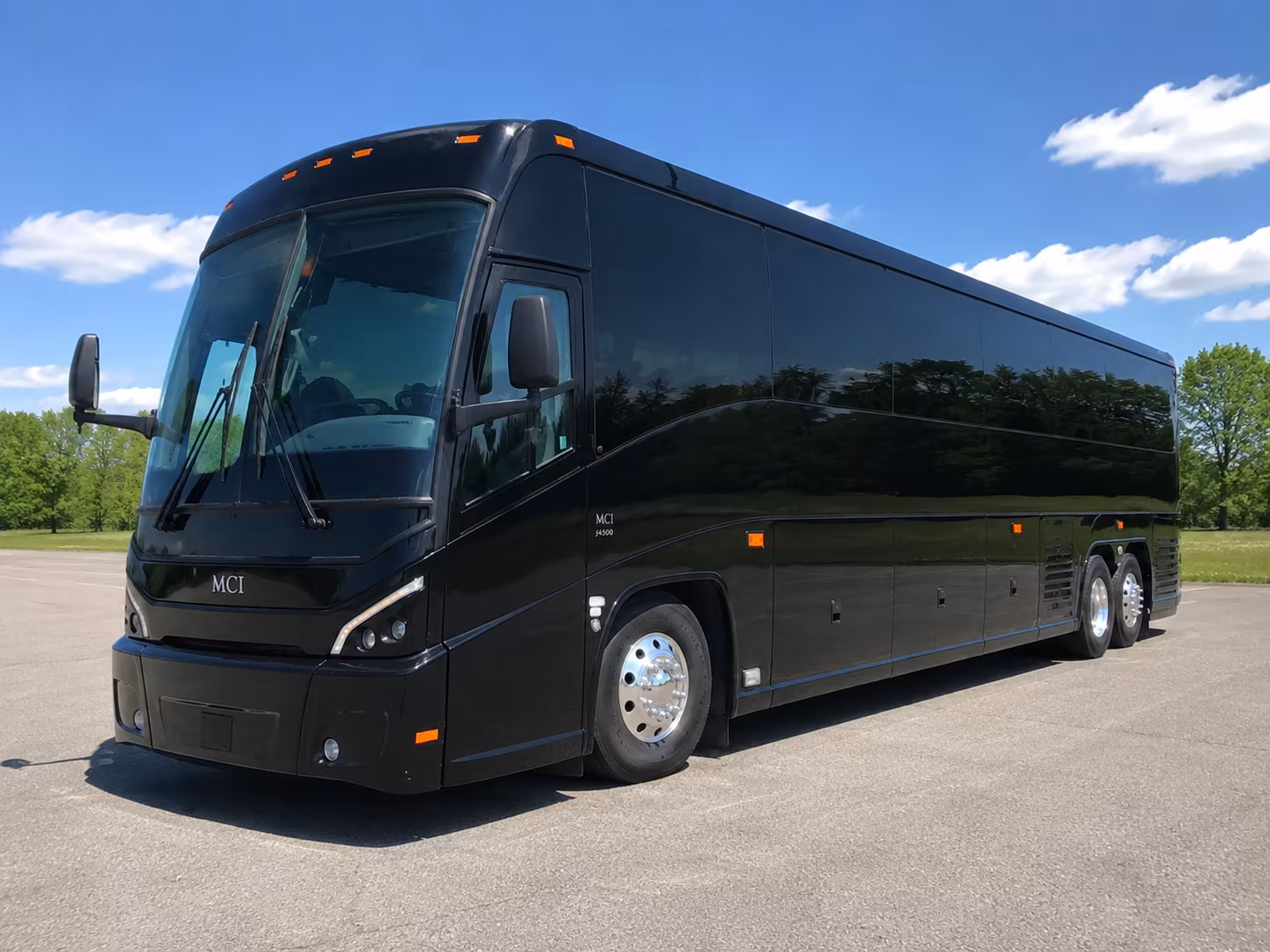 Buffalo School Event Transportation party bus exterior