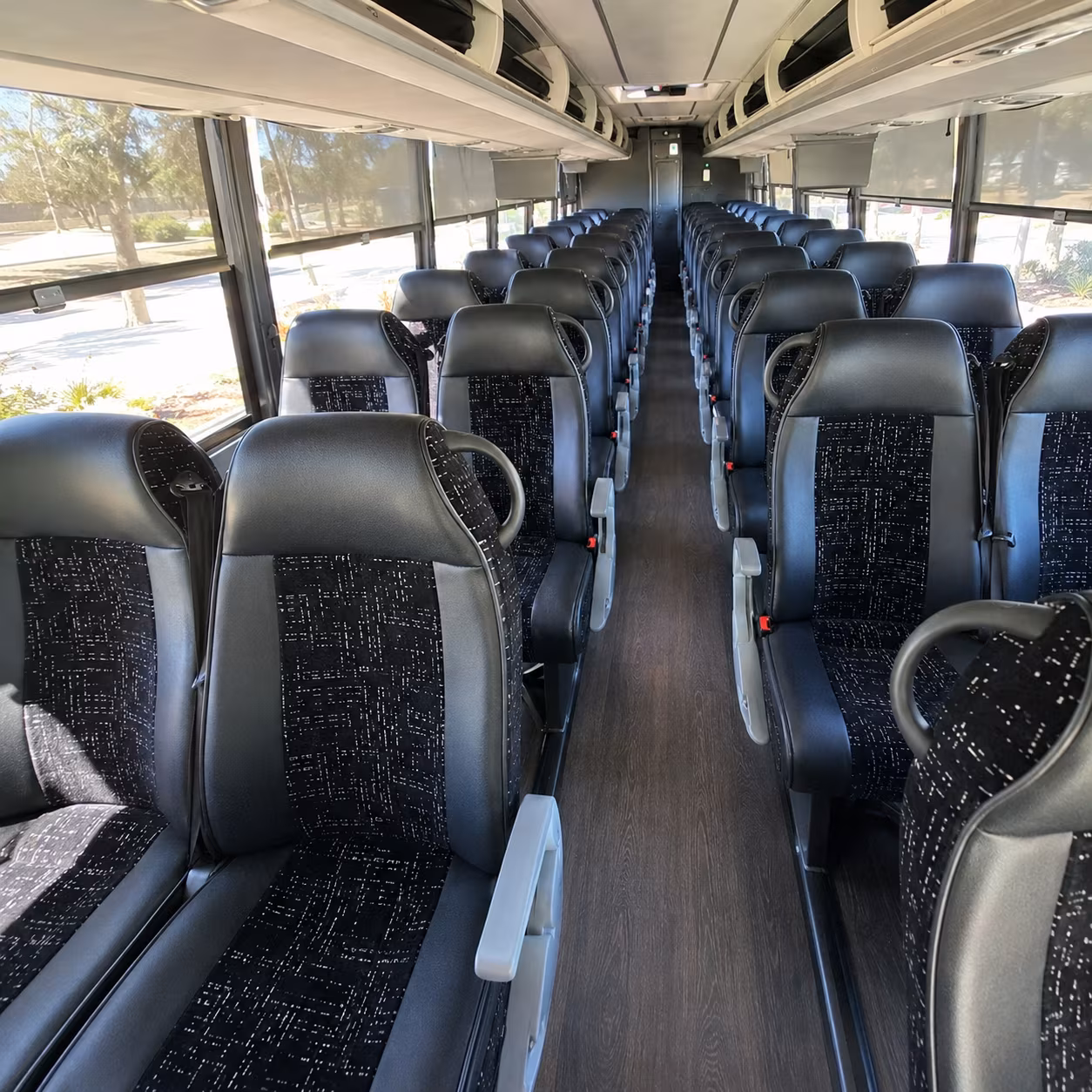 Buffalo School Event Transportation party bus interior