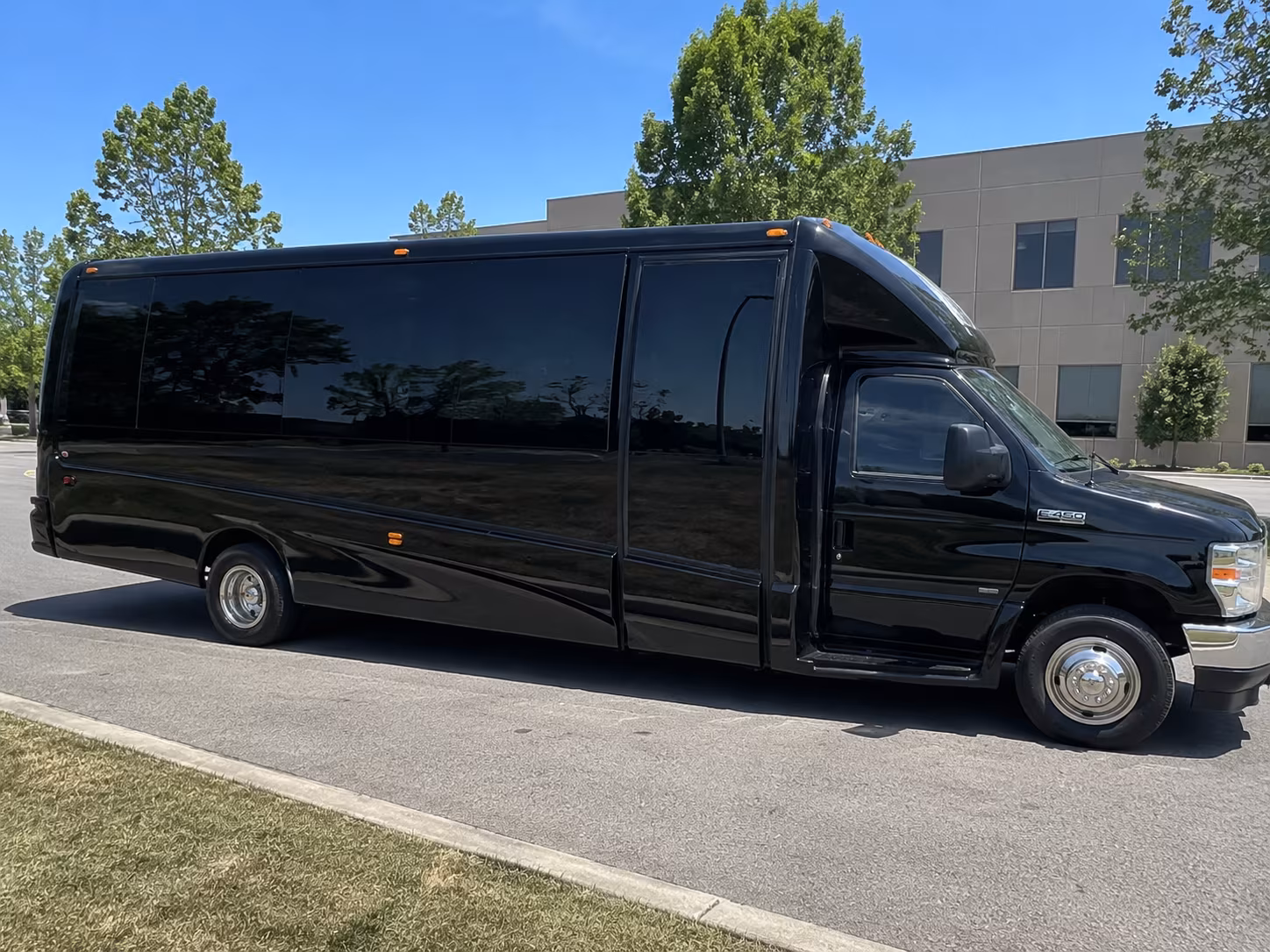 Buffalo Sporting Event Transportation party bus exterior