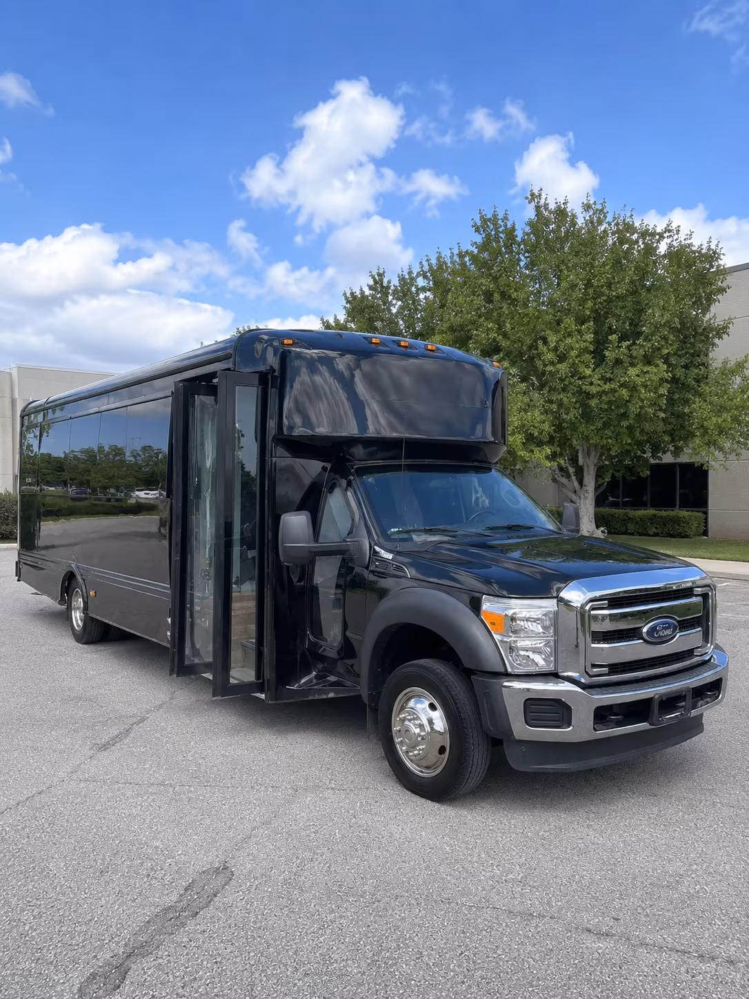 Buffalo Sporting Event Transportation party bus exterior