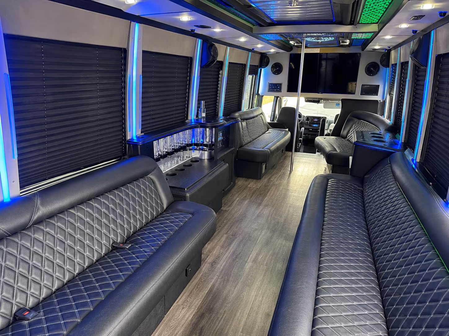 Buffalo Sporting Event Transportation party bus exterior