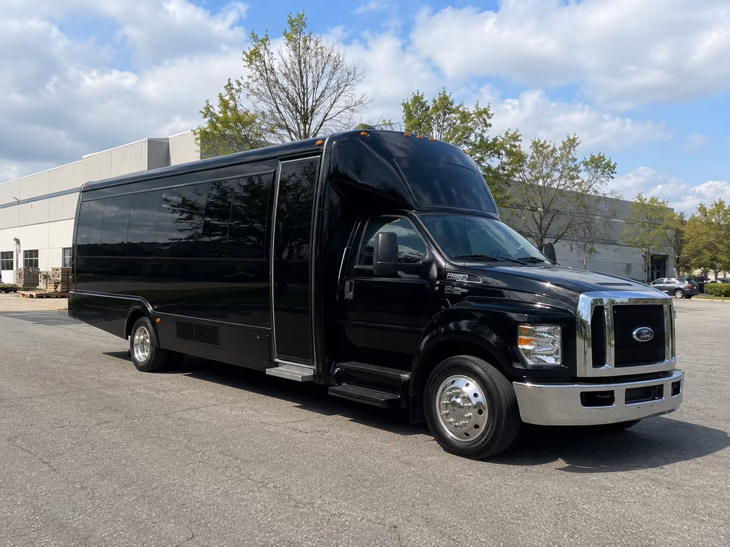 Buffalo Wedding Transportation party bus exterior