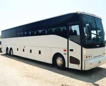 50 passenger charter bus Batavia