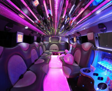 Cadillac Escalade Amherst limo interior