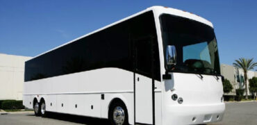 40 passenger charter bus rental East Aurora